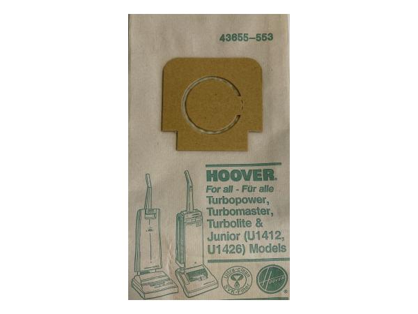Hoover pölynimurin pölypussi 5 kpl 43655-553