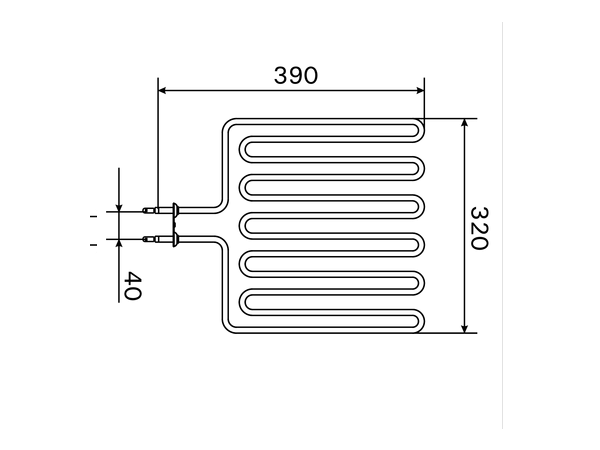 Harvia ZSL-314 Vastus 2500w tarvike