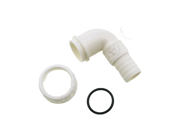 Poistovesiliitin 19>22 mm viemäröintiin, kierre 30 mm 00541047