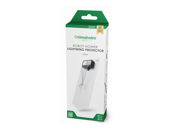 Robottiruohonleikkurin ukkossuoja/salamasuoja Grimsholm green / Intonum 