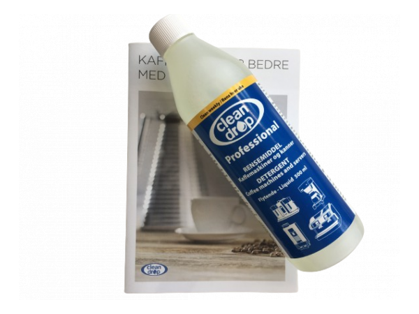 Clean Drop Professional puhdistusneste 500 ml kahvilaitteisiin
