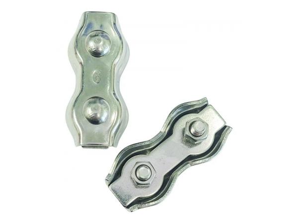 Köysiliitin 5-8 mm aitaköydelle, ruostumaton teräs, 6 kpl Olli sähköpaimen