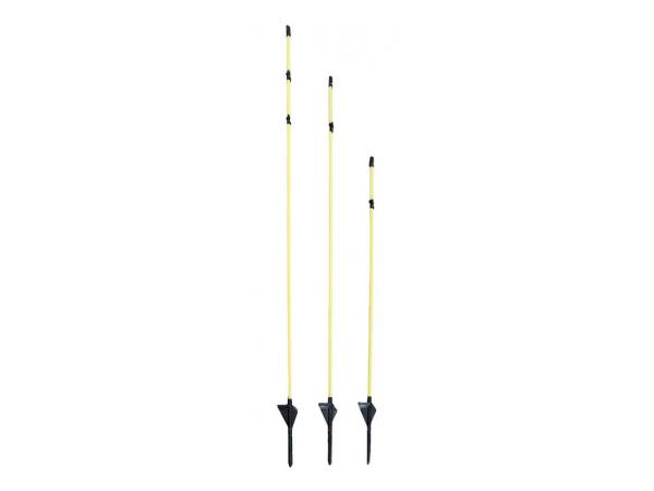 Keltainen lasikuitupylväs 140 cm, 10 kpl  Olli sähköpaimen