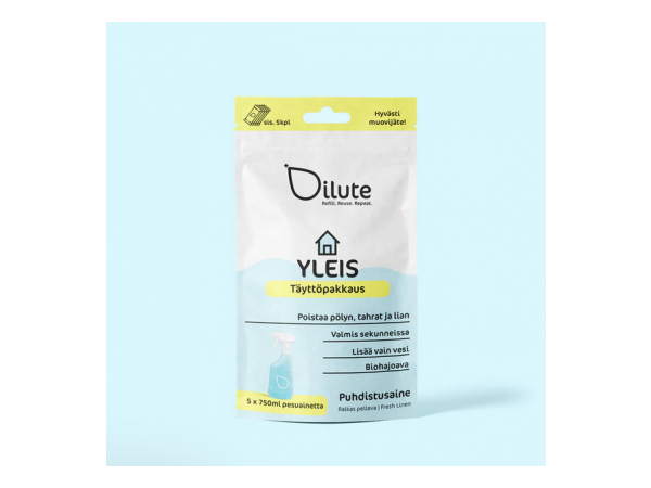 Dilute YLEIS 5x750 ml täyttöpakkaus