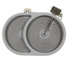 Bosch Siemens lieden keraaminen tupla keittolevy 285mm, 2400/1600W 00670016